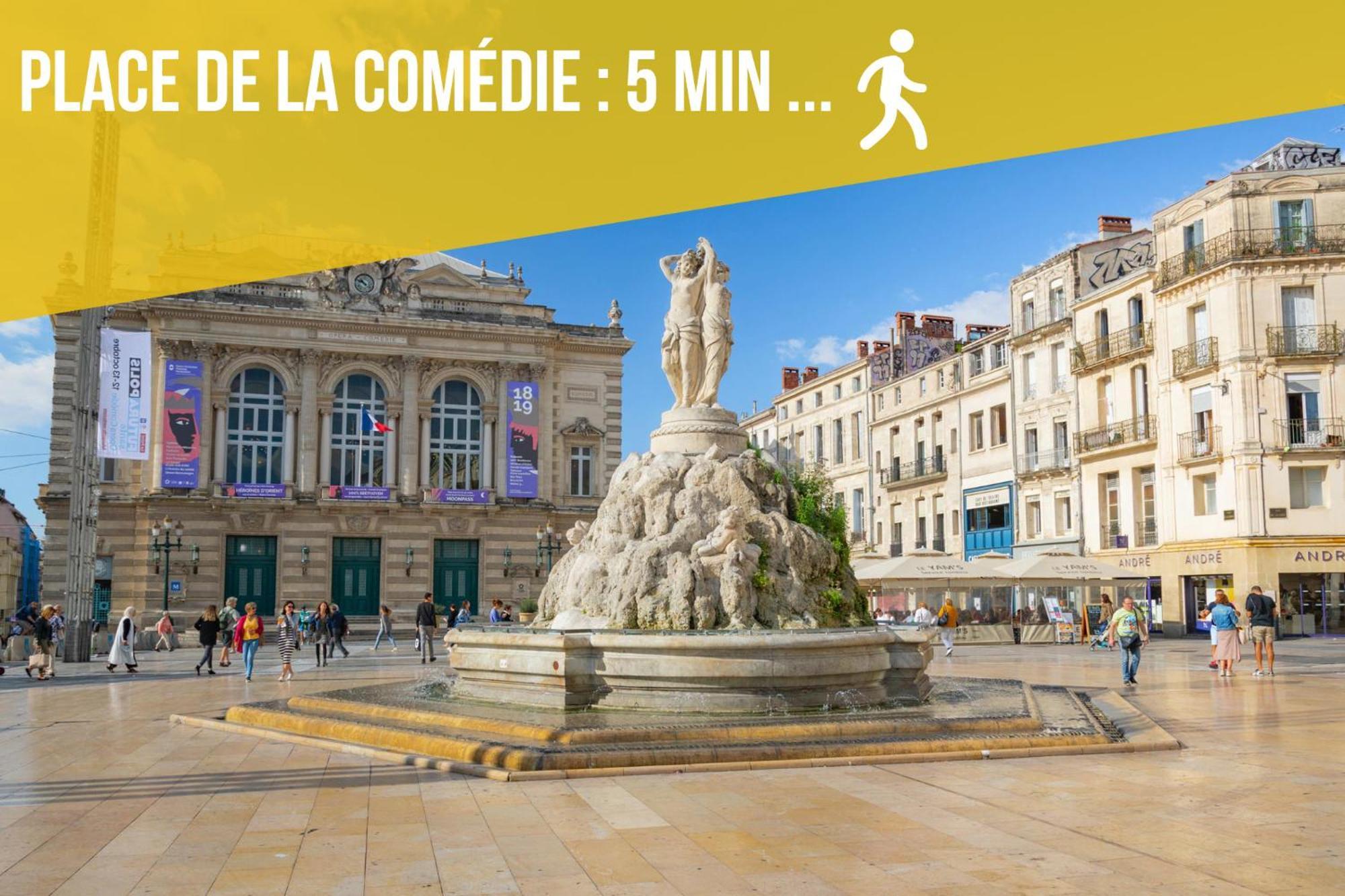 Le Chapeau Rouge - Centre Historique - Corum - Tramway - Climatisation Montpellier Exterior photo